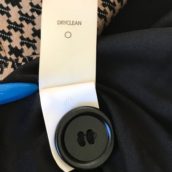 Max Studio suit women S black/brown houndstooth wide leg academia preppy luxury - Picture 7 of 8